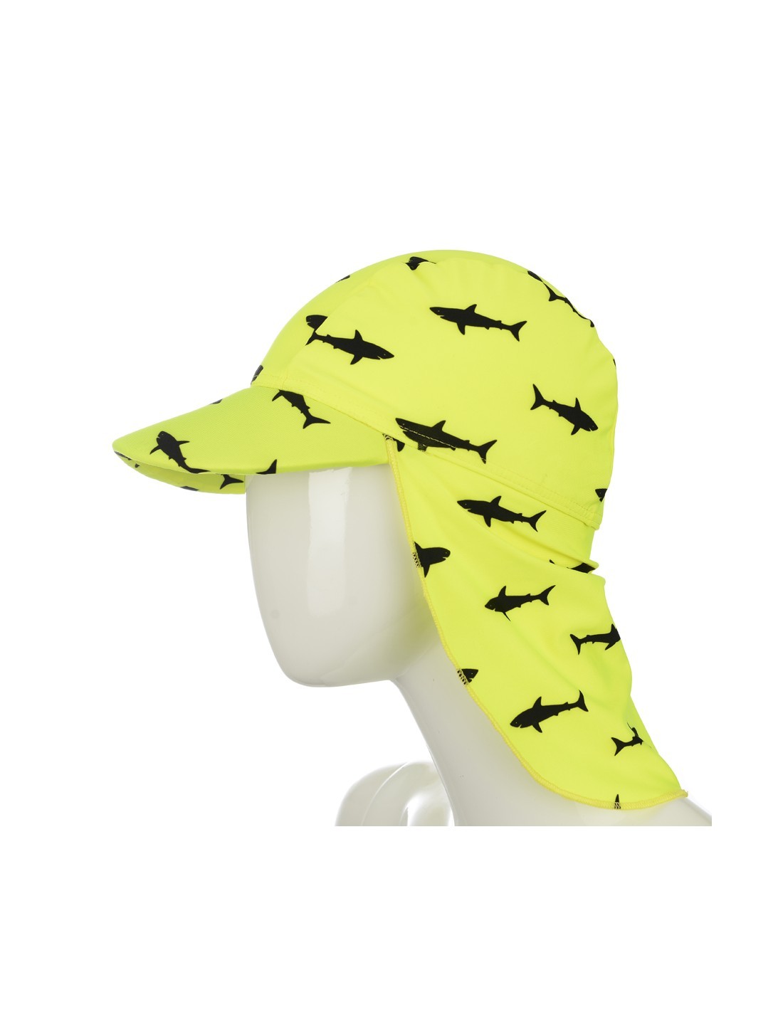 Αντηλιακό Καπέλο Μαγιό Shark Yellow UV Protection Hat, Slipstop
