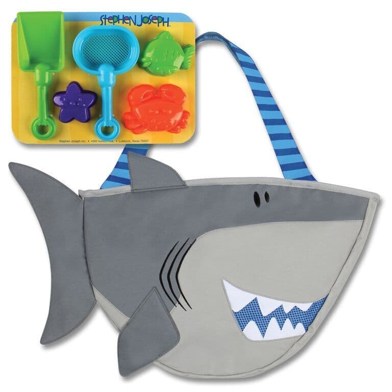 Τσάντα Θαλάσσης Καρχαρίας Beach Tote Toy Shark, Stephen Joseph
