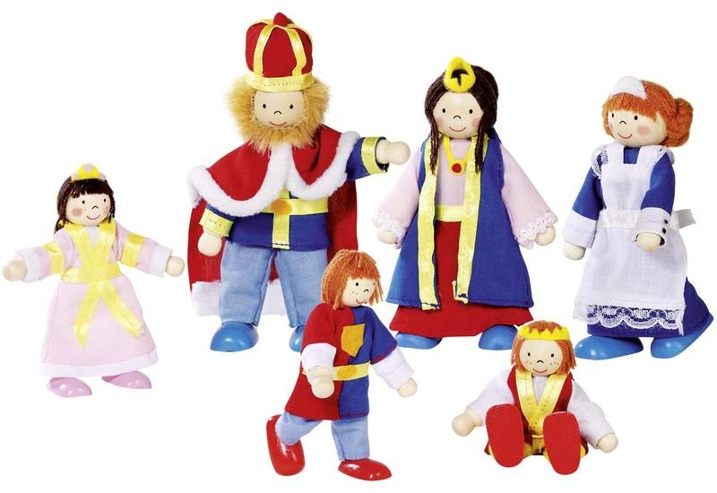 Βασιλική Οικογένεια για Κουκλόσπιτο Flexible Puppets, Goki