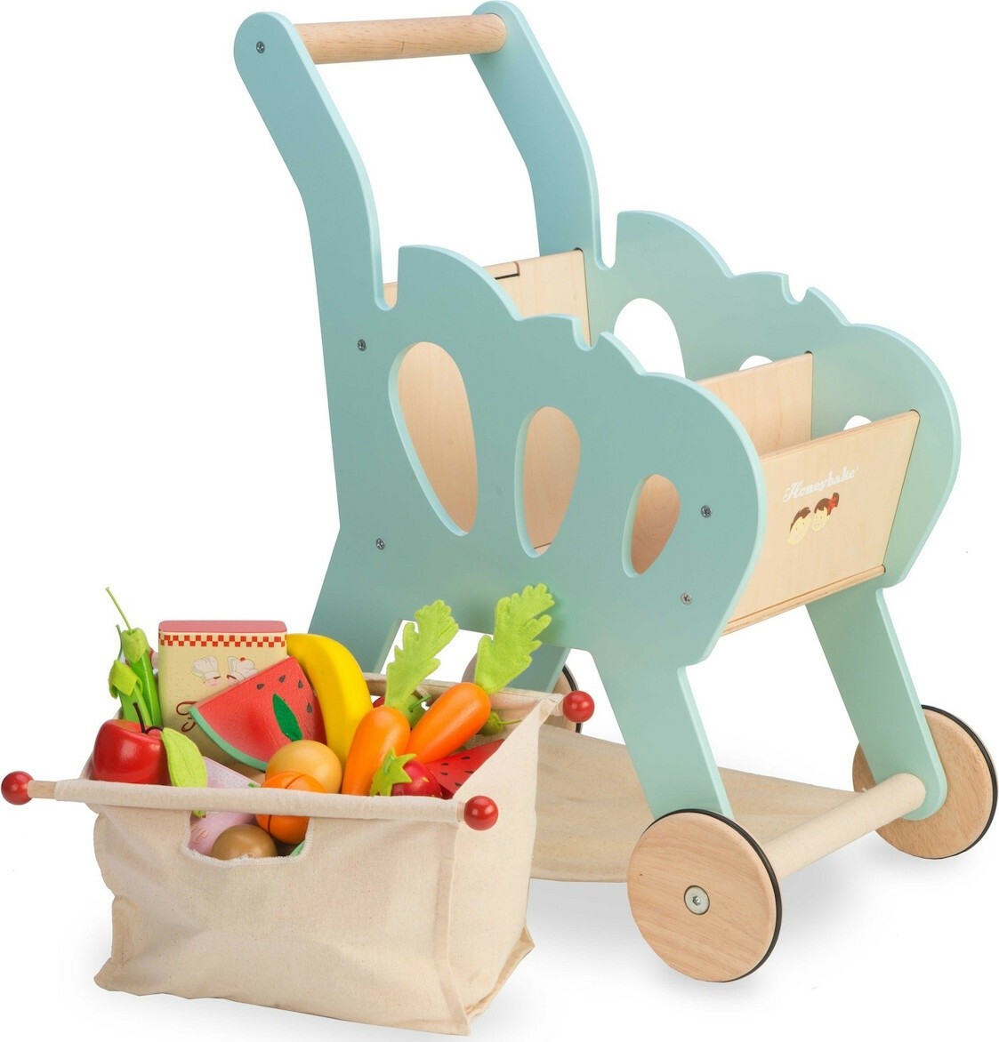 Ξύλινο Καλάθι Αγορών Shopping Trolley, Le Toy Van