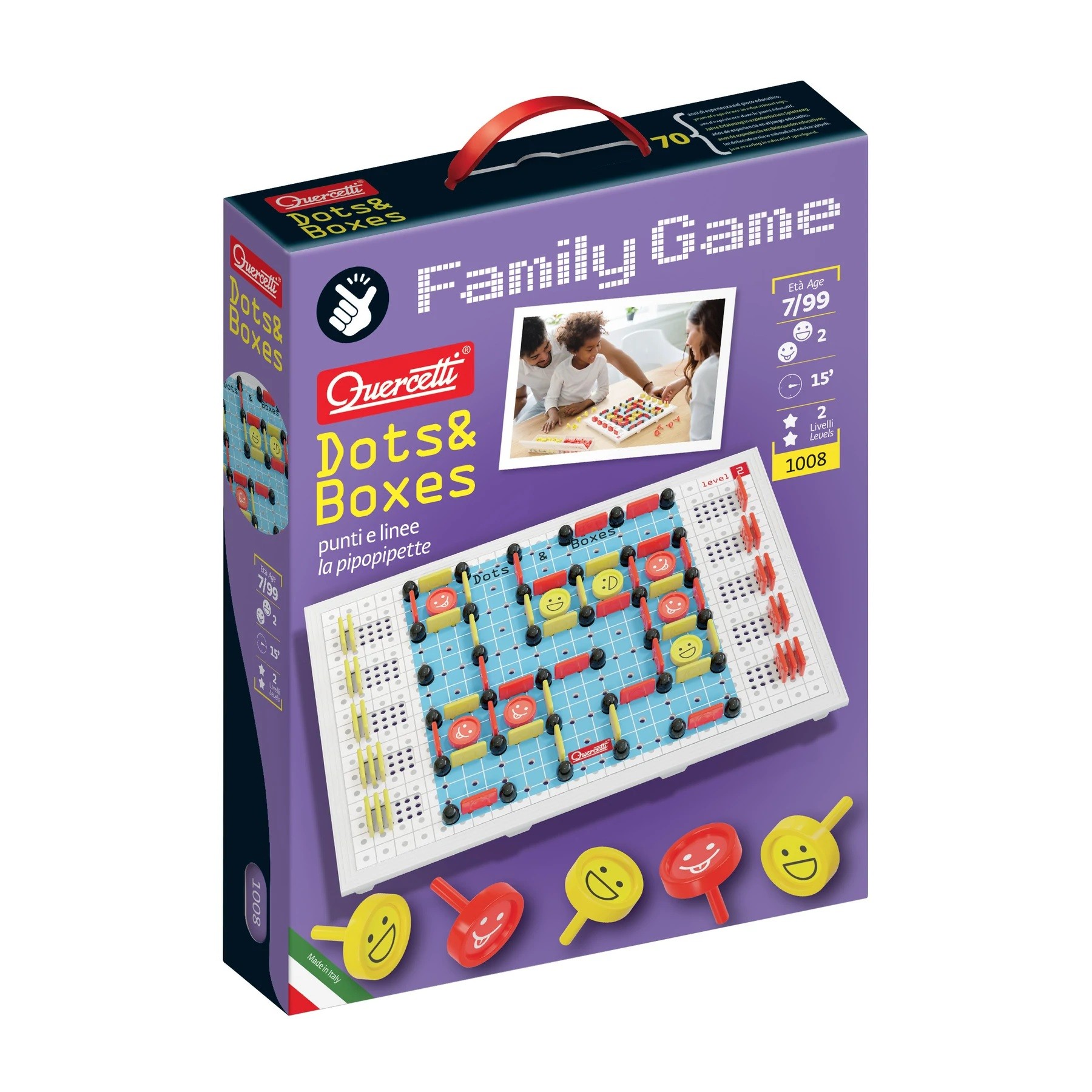 Επιτραπέζιο Παιχνίδι Dots and Boxes, Quercetti