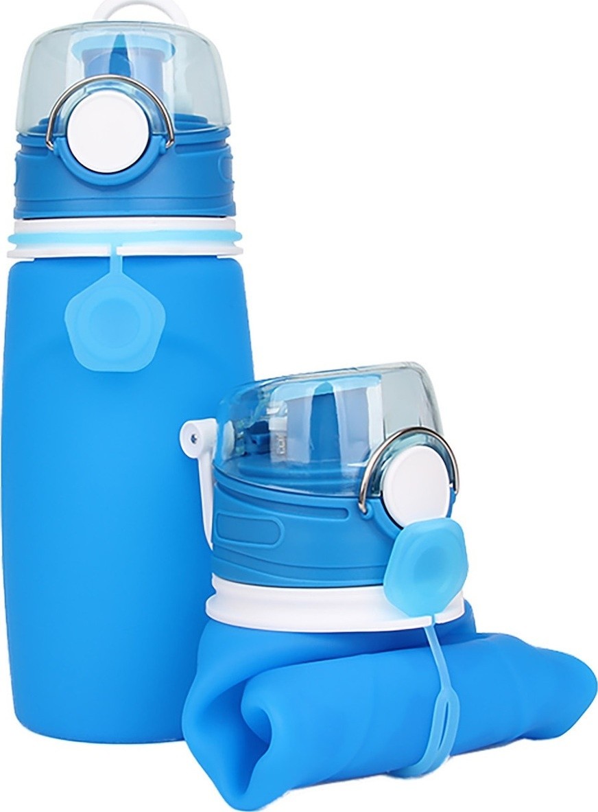 Πλαστικό Παγούρι S5 750ml Μπλε Αναδιπλoύμενο, Alpin
