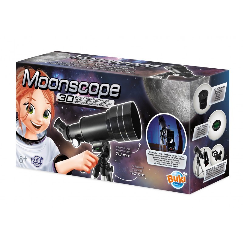Τηλεσκόπιο 30 Πειράματα Lunar Telescope 30 activities, Buki France
