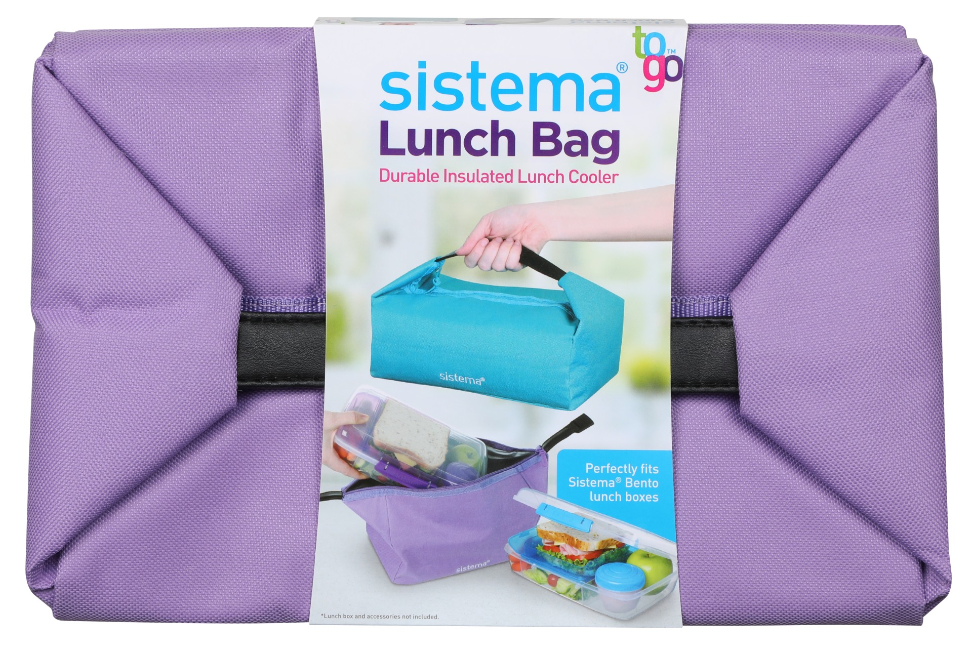 Τσάντα Γεύματος Μοβ Bento Cooler Lunch Bag 4 lt, Sistema