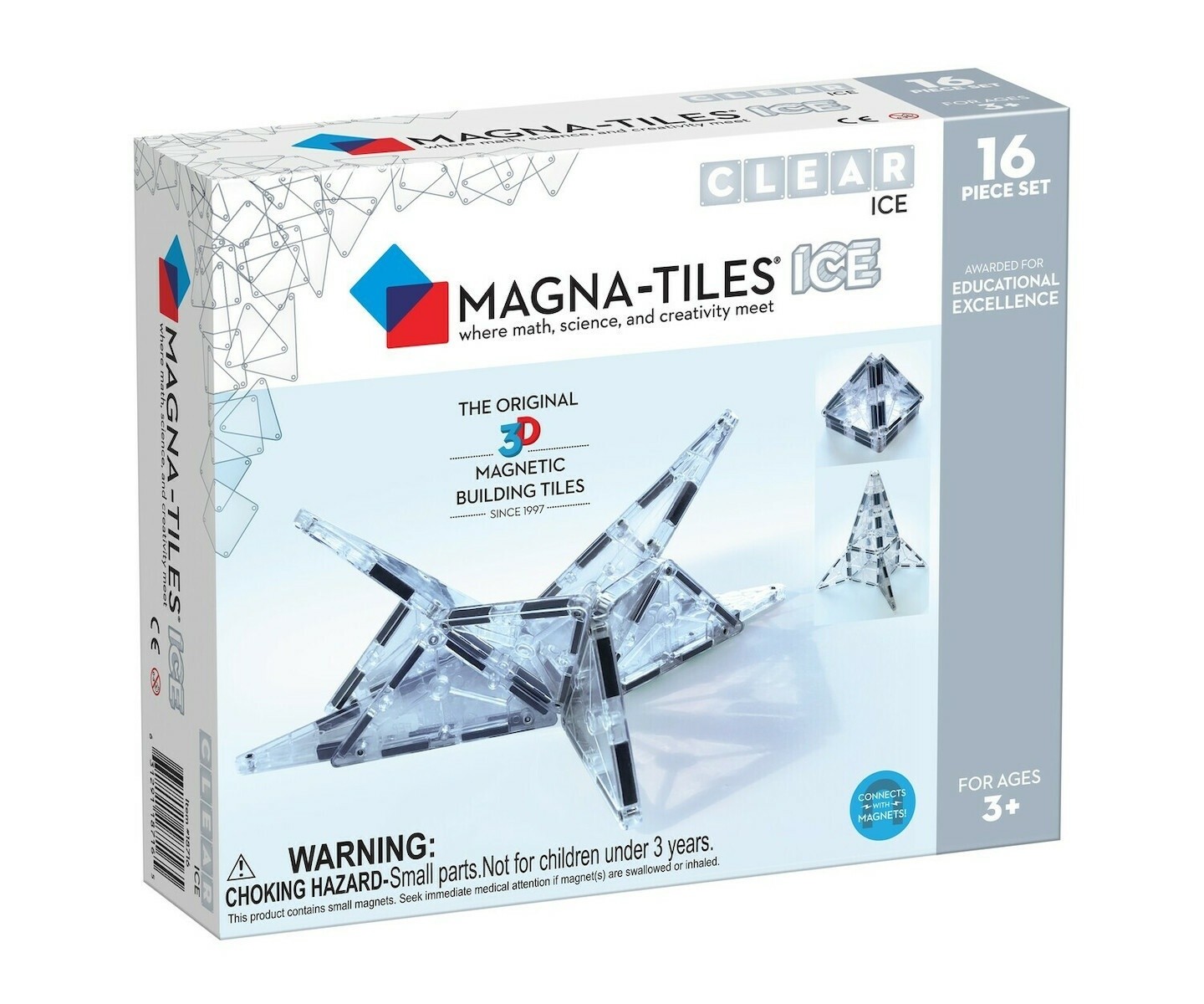 Μαγνητικά Πλακίδια ICE 16τμχ, Magna-Tiles