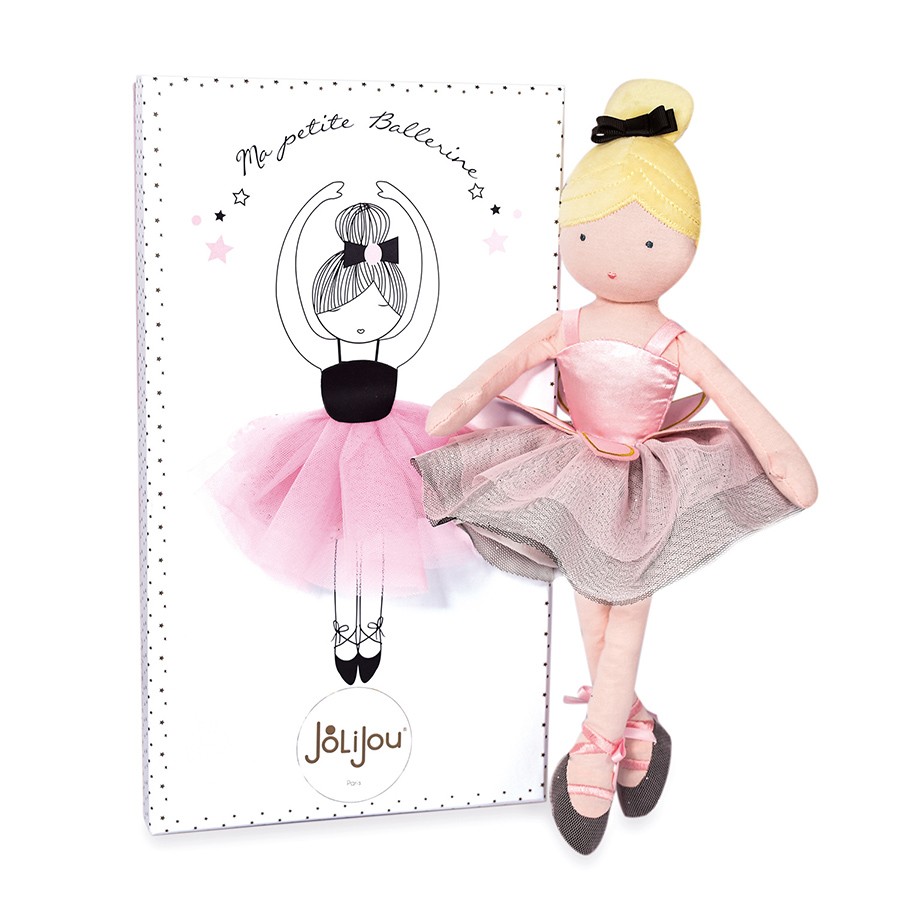 Κούκλα Πάνινη Μπαλαρίνα Margot My Little Ballerina 35 cm, Jolijou