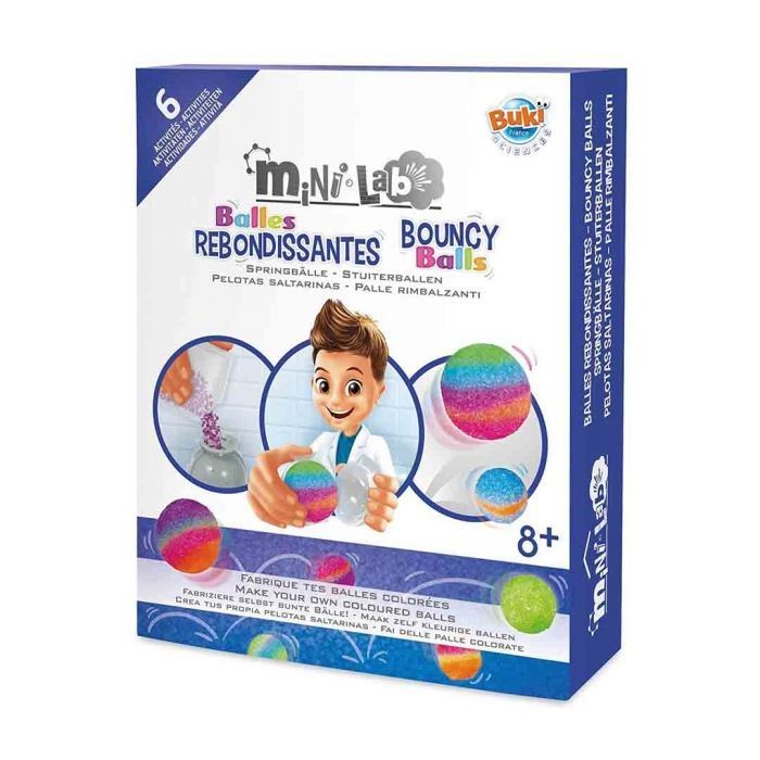 Εκπαιδευτικό Παιχνίδι Mini Lab Bouncy Balls Τρελόμπαλες, Buki France