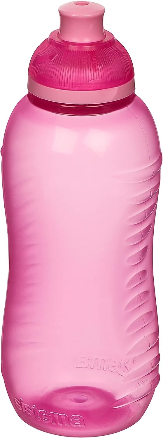 Μπουκάλι Νερού Ροζ Twist n Sip Squeeze 330ml, Sistema