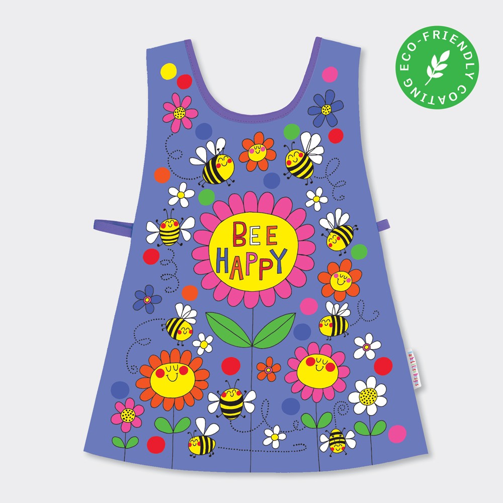 Ποδιά Ζωγραφικής Αδιάβροχη Bee Happy, Rachel Ellen Designs