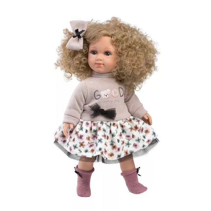 Κούκλα Ξανθιά Σγουρά Μαλλιά Fiona 32cm, Llorens