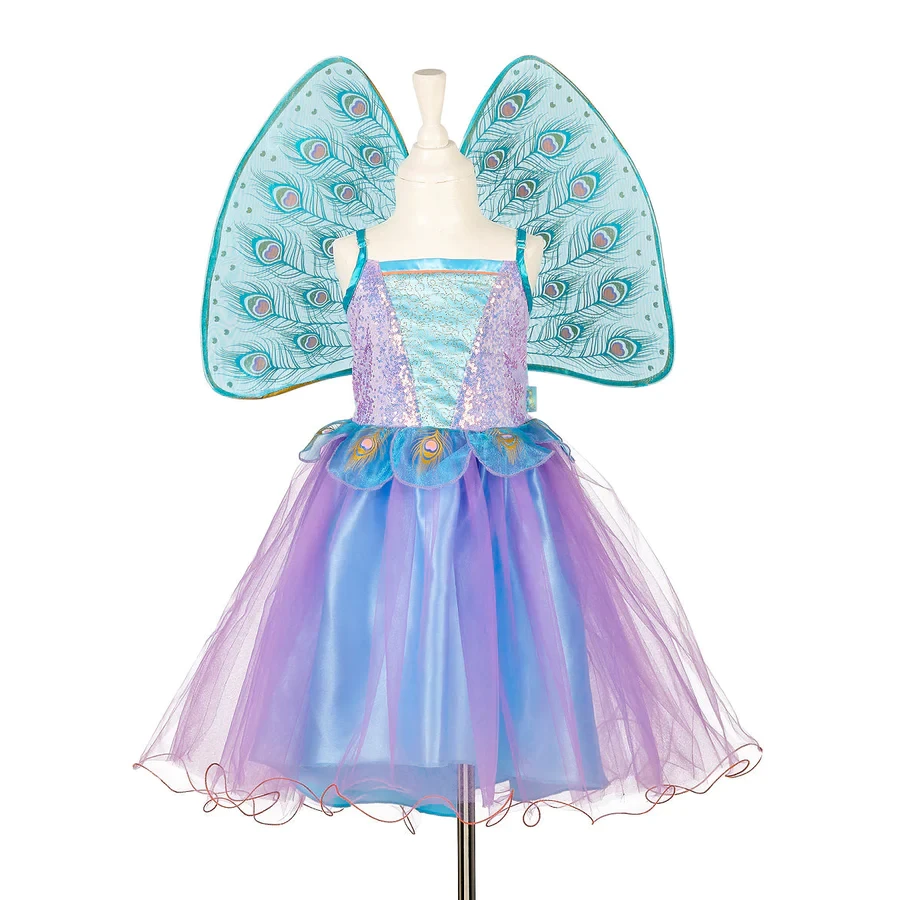 Στολή Παγώνι Φόρεμα με Φτερά Tamara dress + wings, Souza